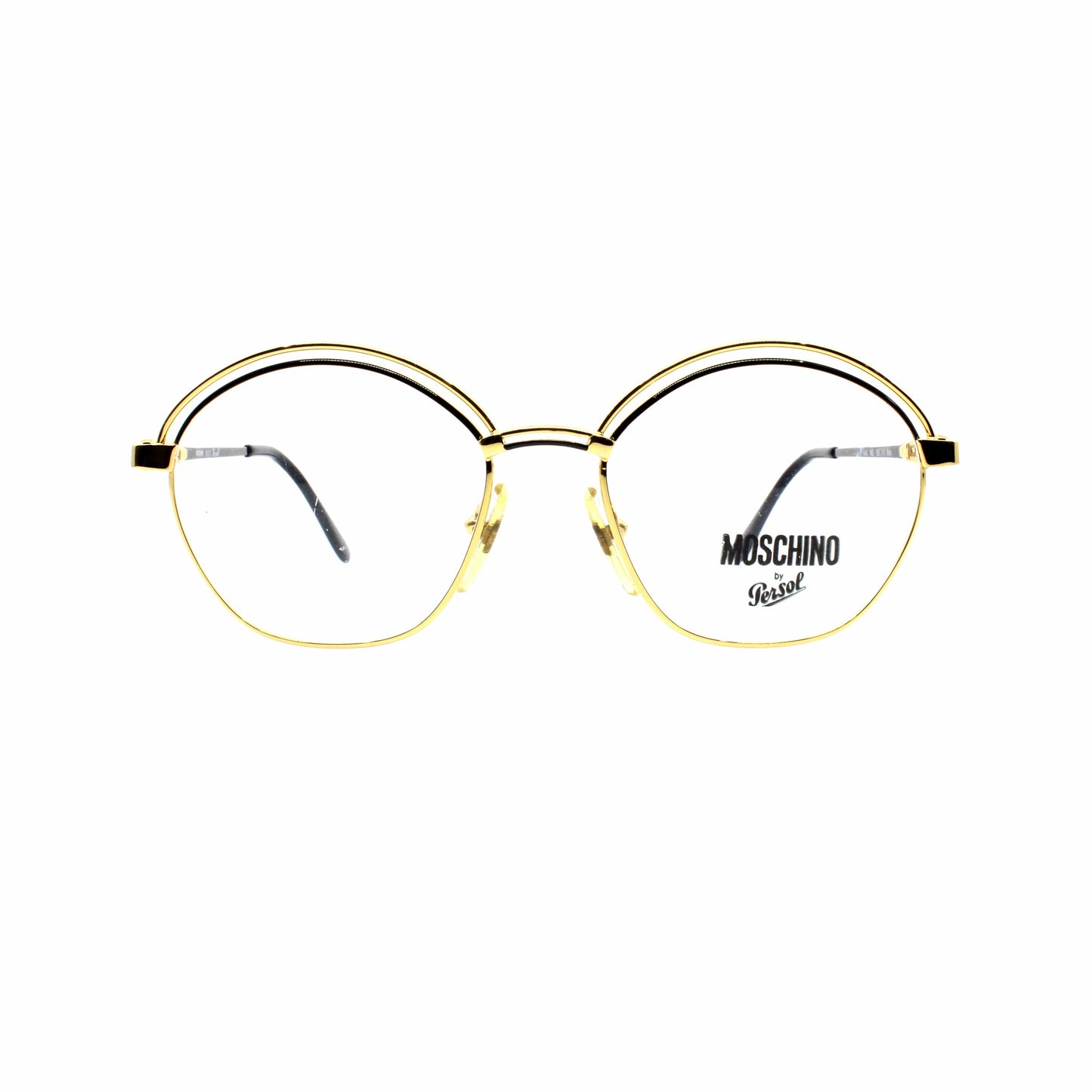 Black Vintage Moschino M43 Glasses RSTKD Vintage