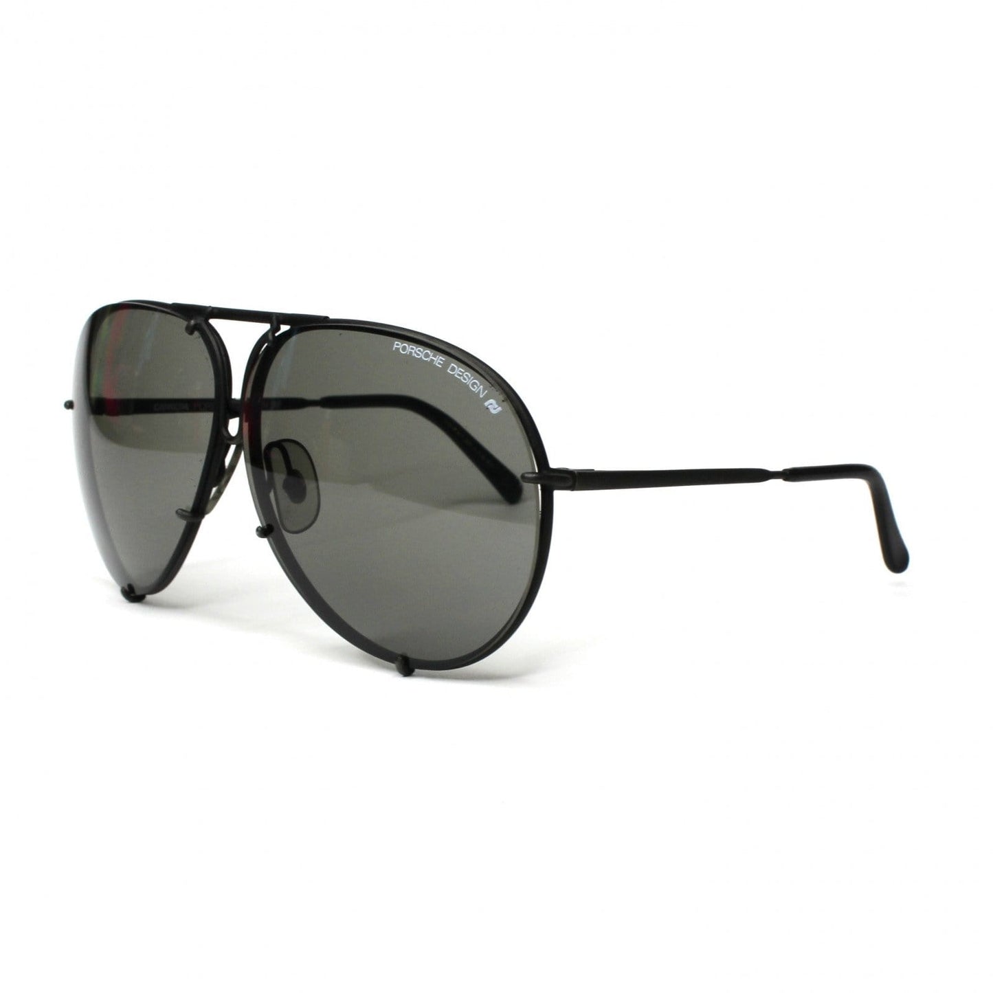 Black Vintage Porsche Sunglasses RSTKD Vintage