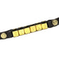 Gold Celine Alphabet Block Bead Double Wrap Leather Bracelet RSTKD Vintage