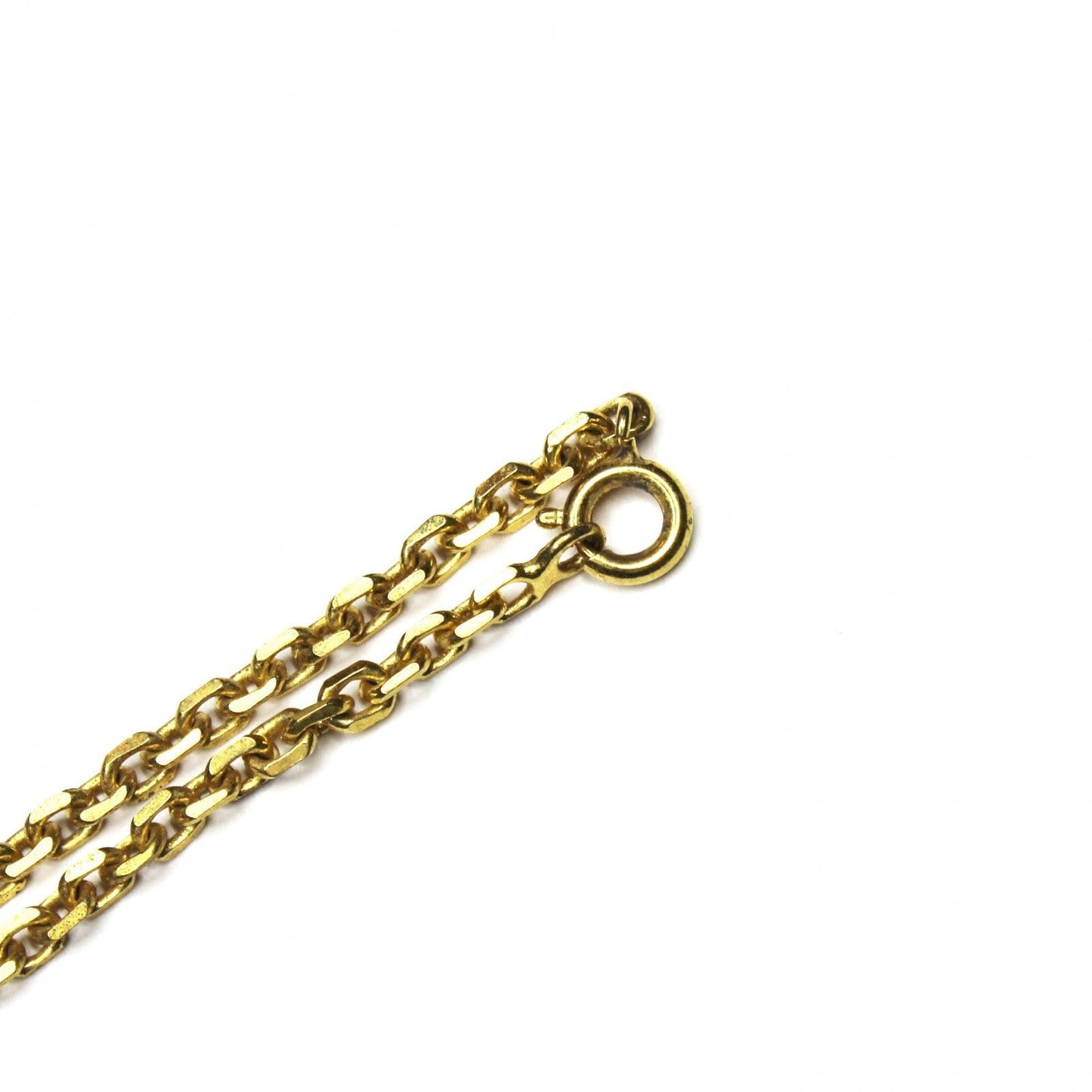 Gold Celine Heart Logo Chain with Crystal Accents RSTKD Vintage