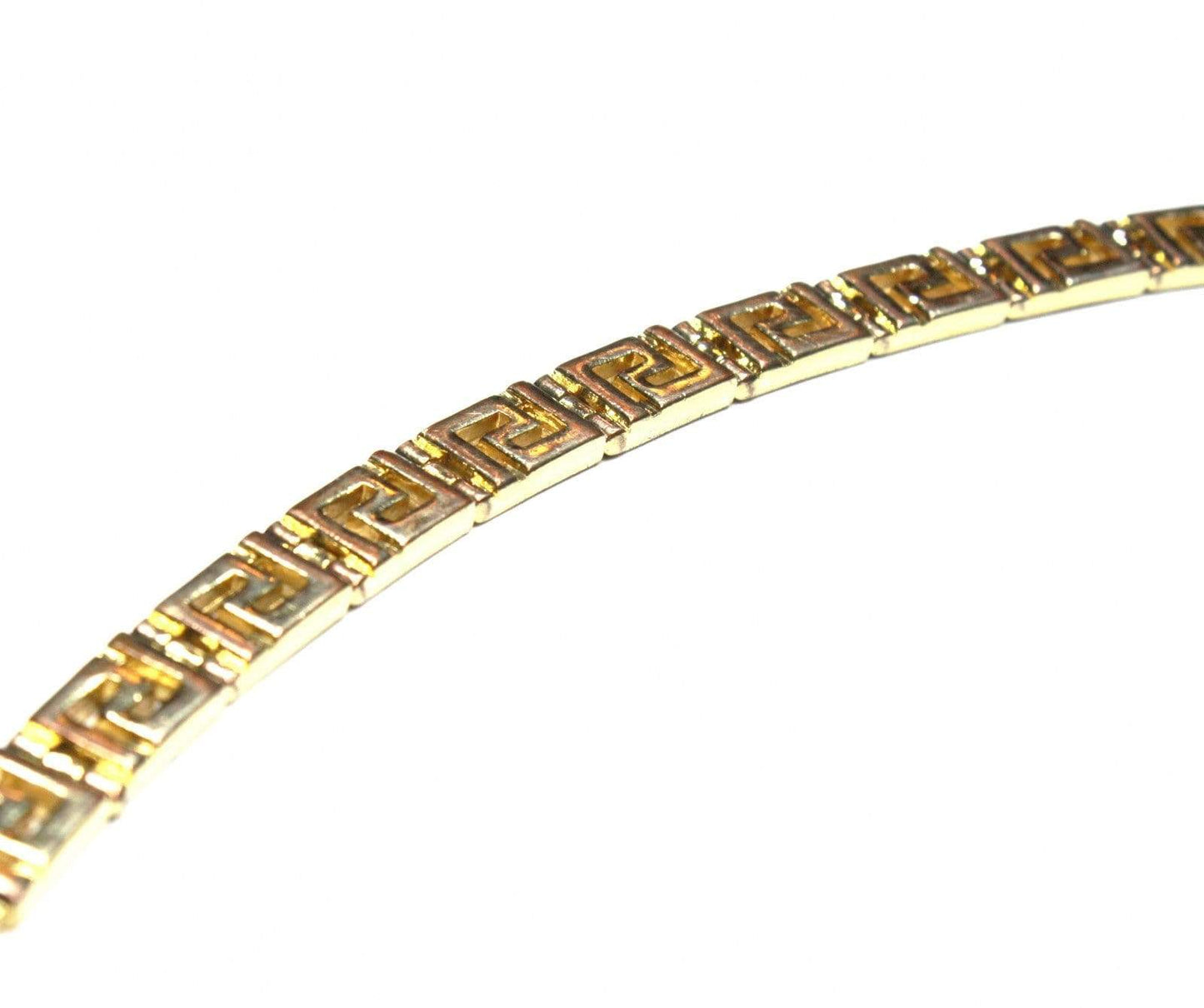 Gold Givenchy Greek Key Bracelet RSTKD Vintage