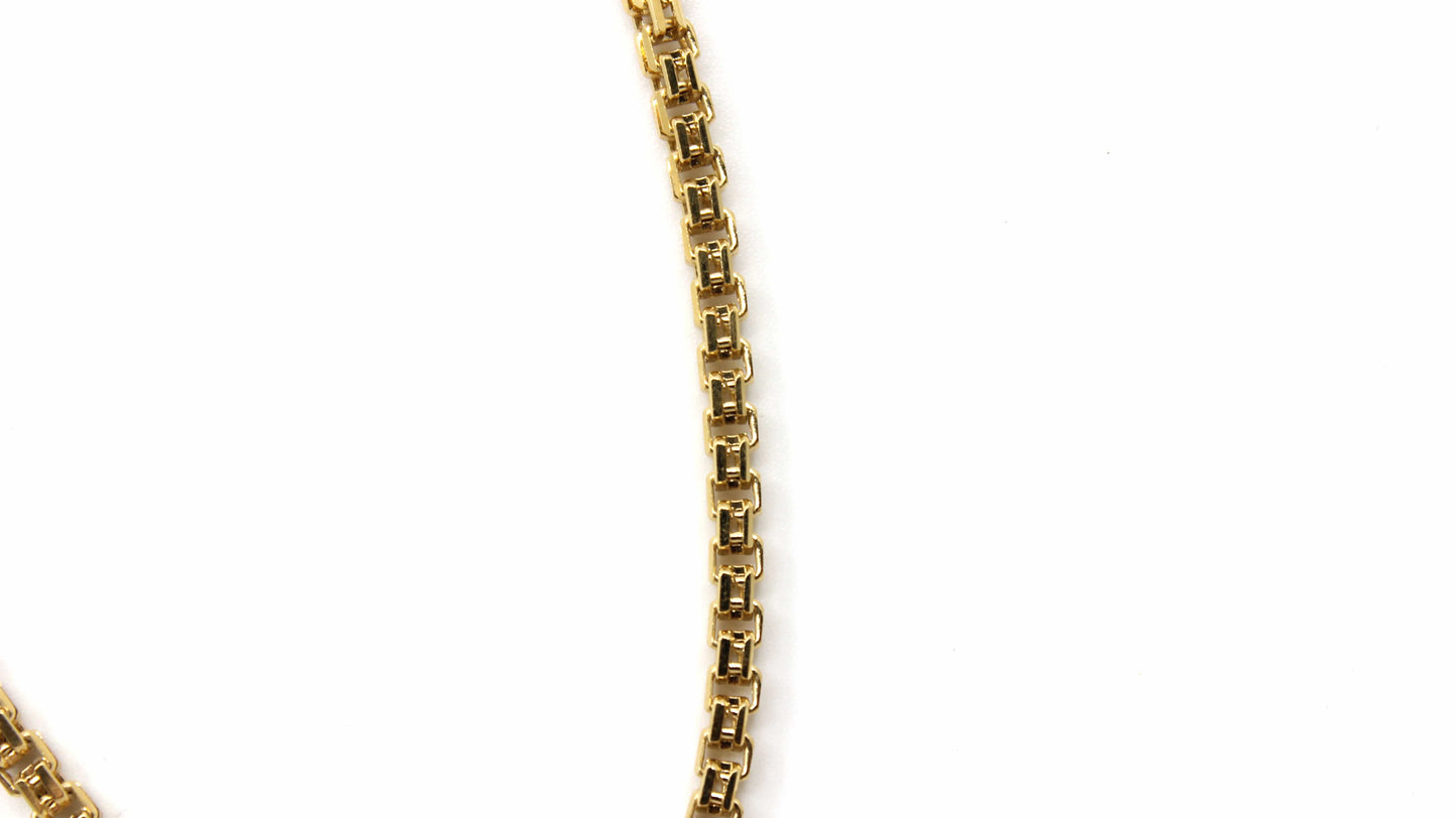 Gold Vintage Givenchy Double Box Link Chain RSTKD Vintage