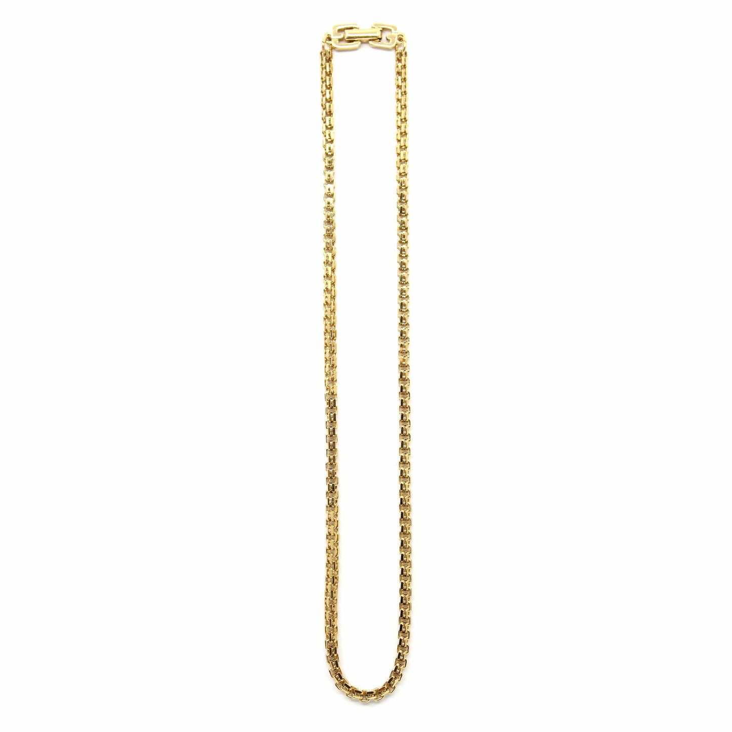 Gold Vintage Givenchy Double Box Link Chain RSTKD Vintage