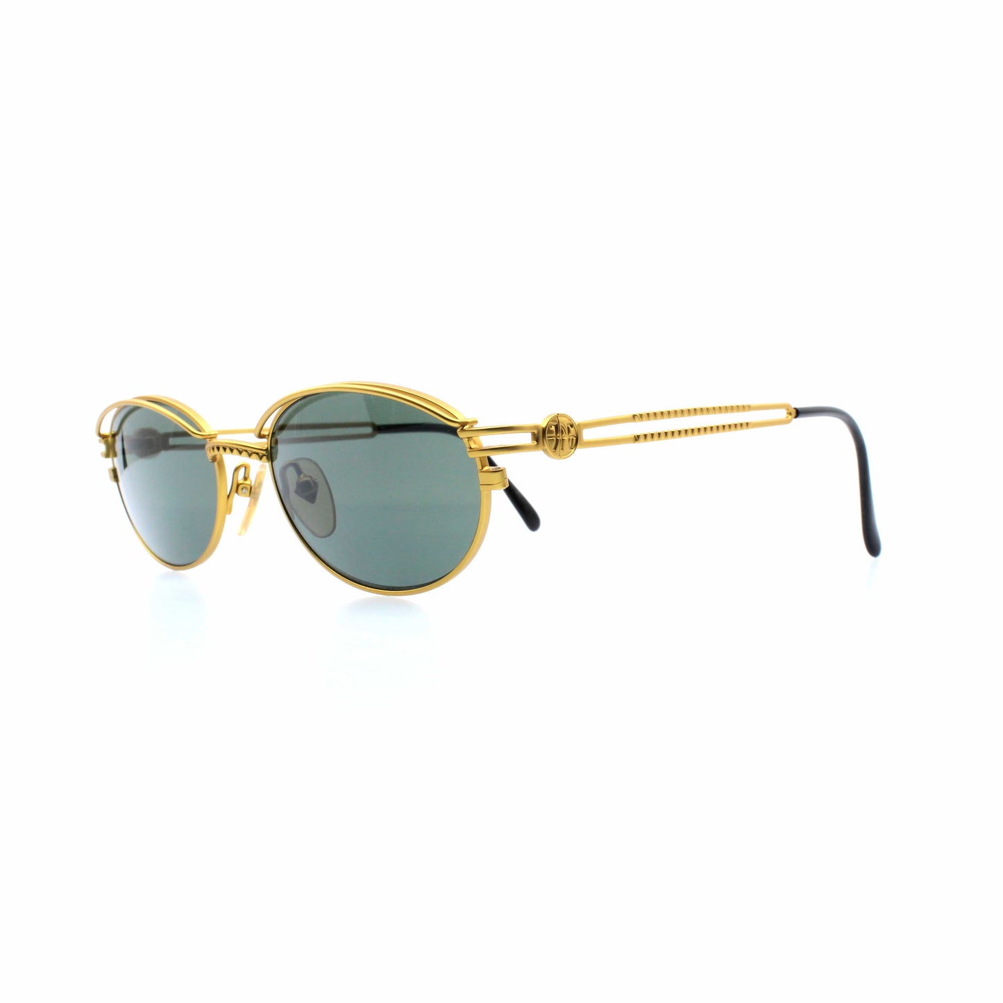 Gold Vintage Jean Paul Gaultier 58-6104 Sunglasses RSTKD Vintage