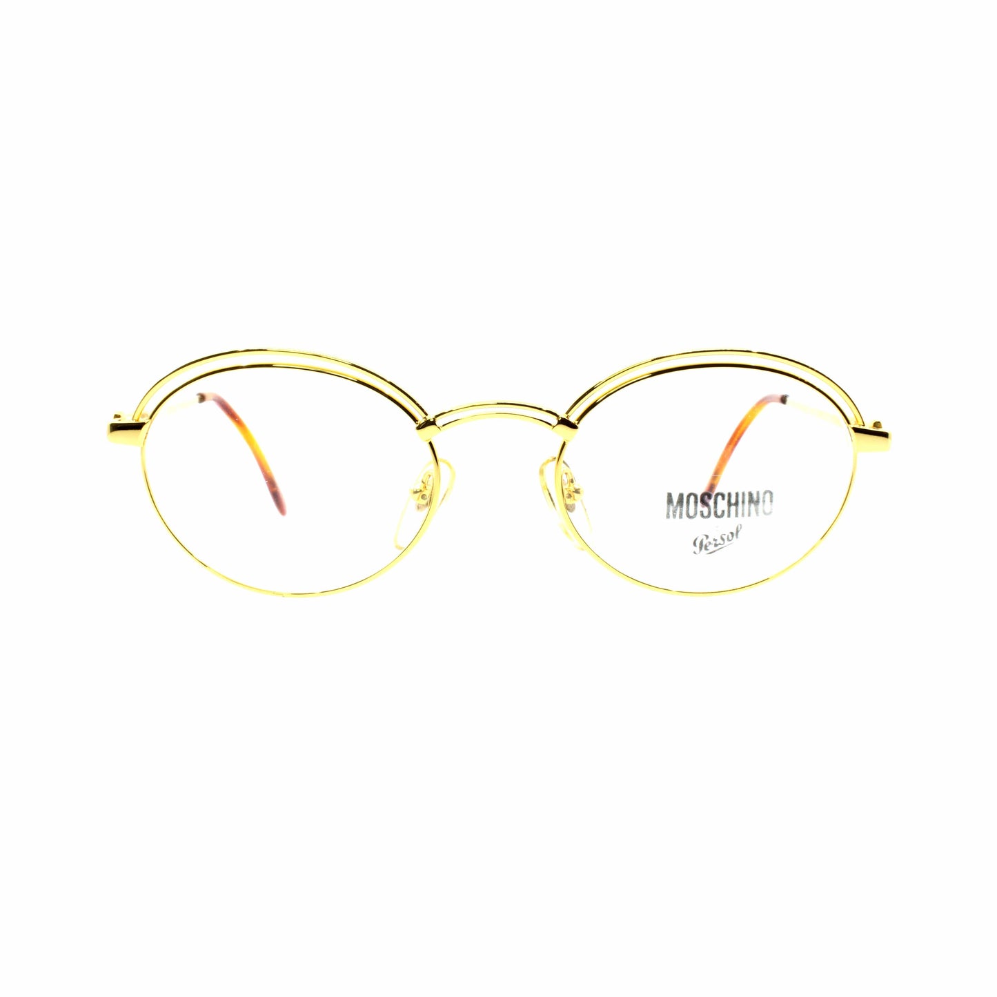 Gold Vintage Moschino M44 Glasses RSTKD Vintage