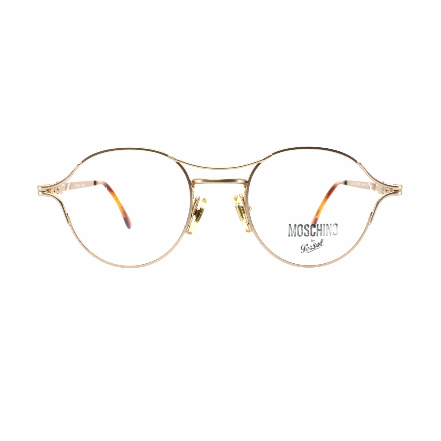 Gold Vintage Moschino MM 724 Glasses RSTKD Vintage