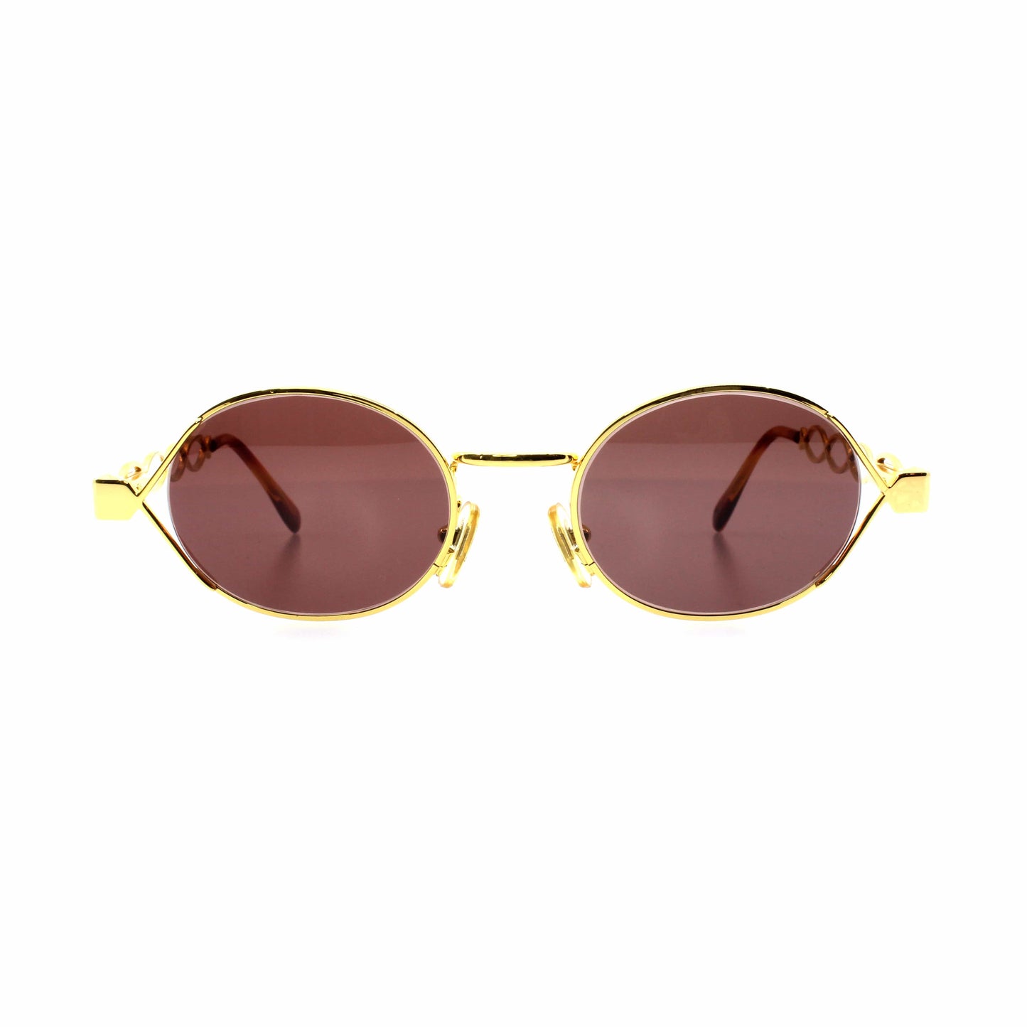 Gold Vintage Moschino MM344 Sunglasses RSTKD Vintage
