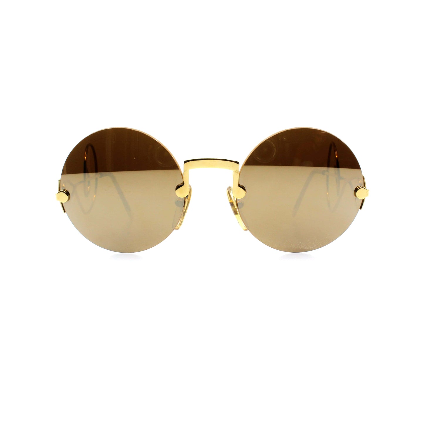 Gold Vintage Moschino MM502 Sunglasses RSTKD Vintage