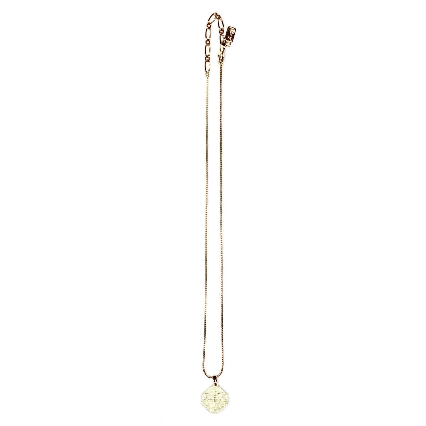 Gold YSL Octagon Logo Chain with Crystal Accents RSTKD Vintage