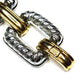 Heavy Gold/ Silver Givenchy Two-Tone Link Bracelet RSTKD Vintage