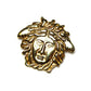 Large Gold Vintage Gianni Versace Medusa Head Pin RSTKD Vintage