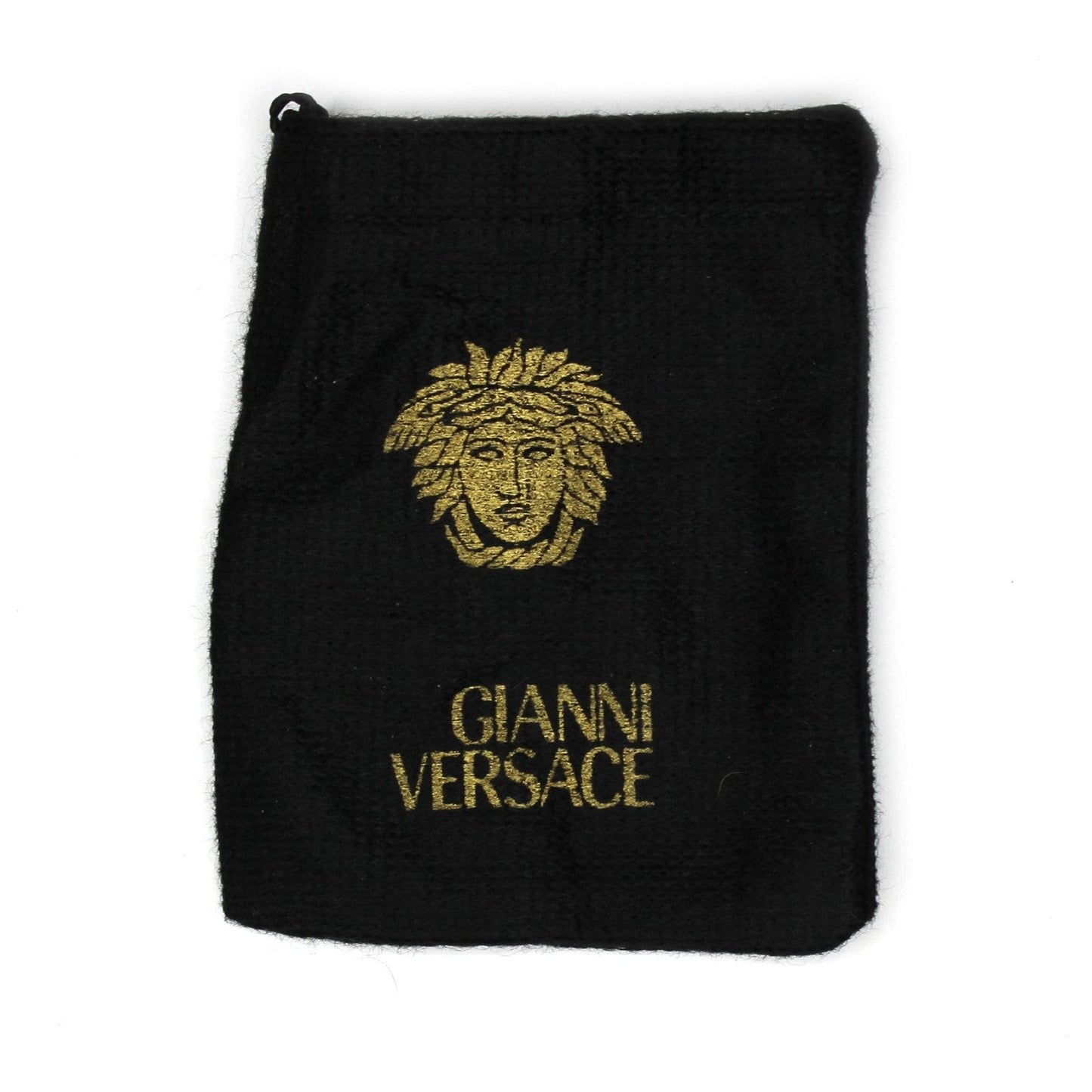 Round Gold Vintage Versace Medusa Head and Greek Key Earrings RSTKD Vintage