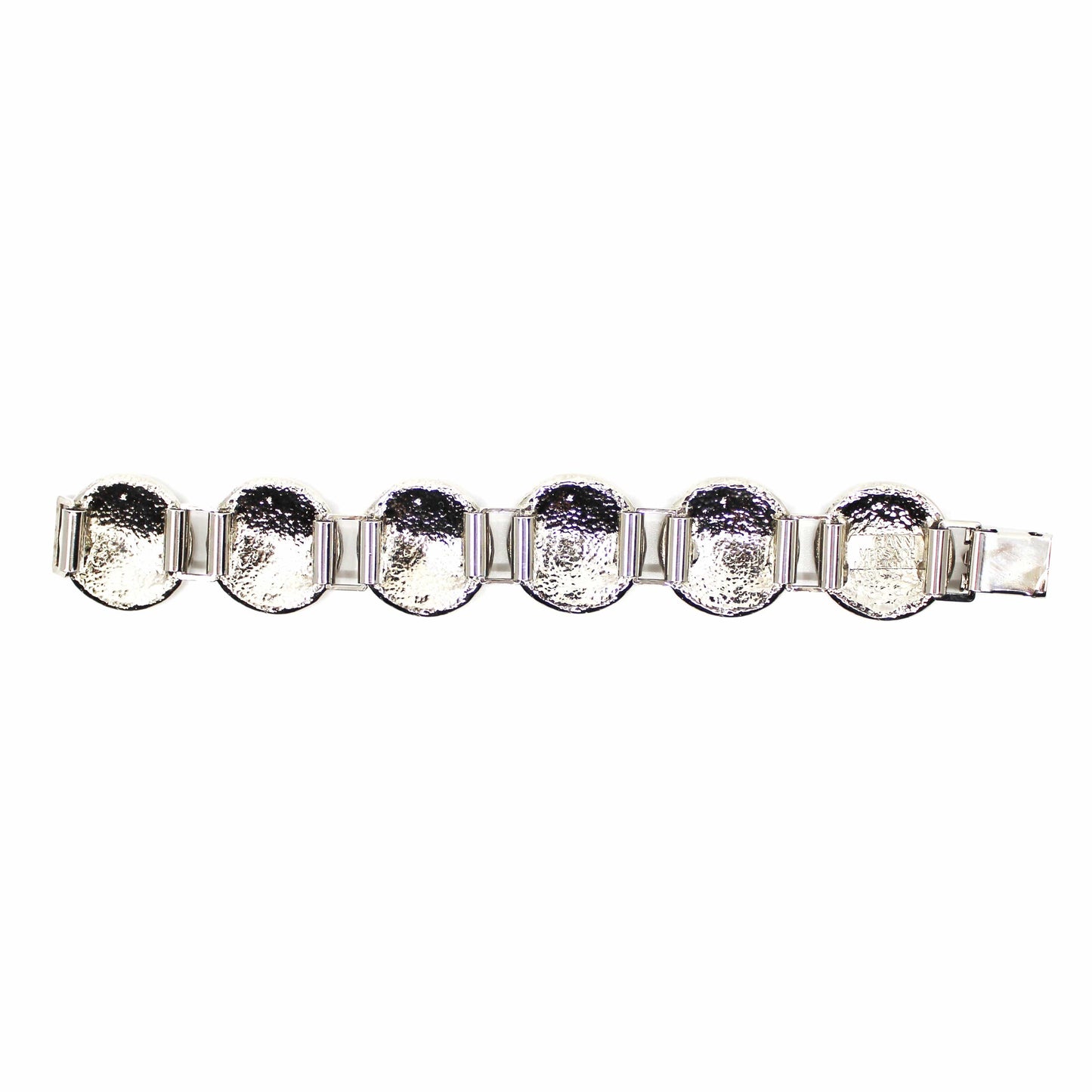 Silver Vintage Gianni Versace Medusa Head Coin Bracelet RSTKD Vintage