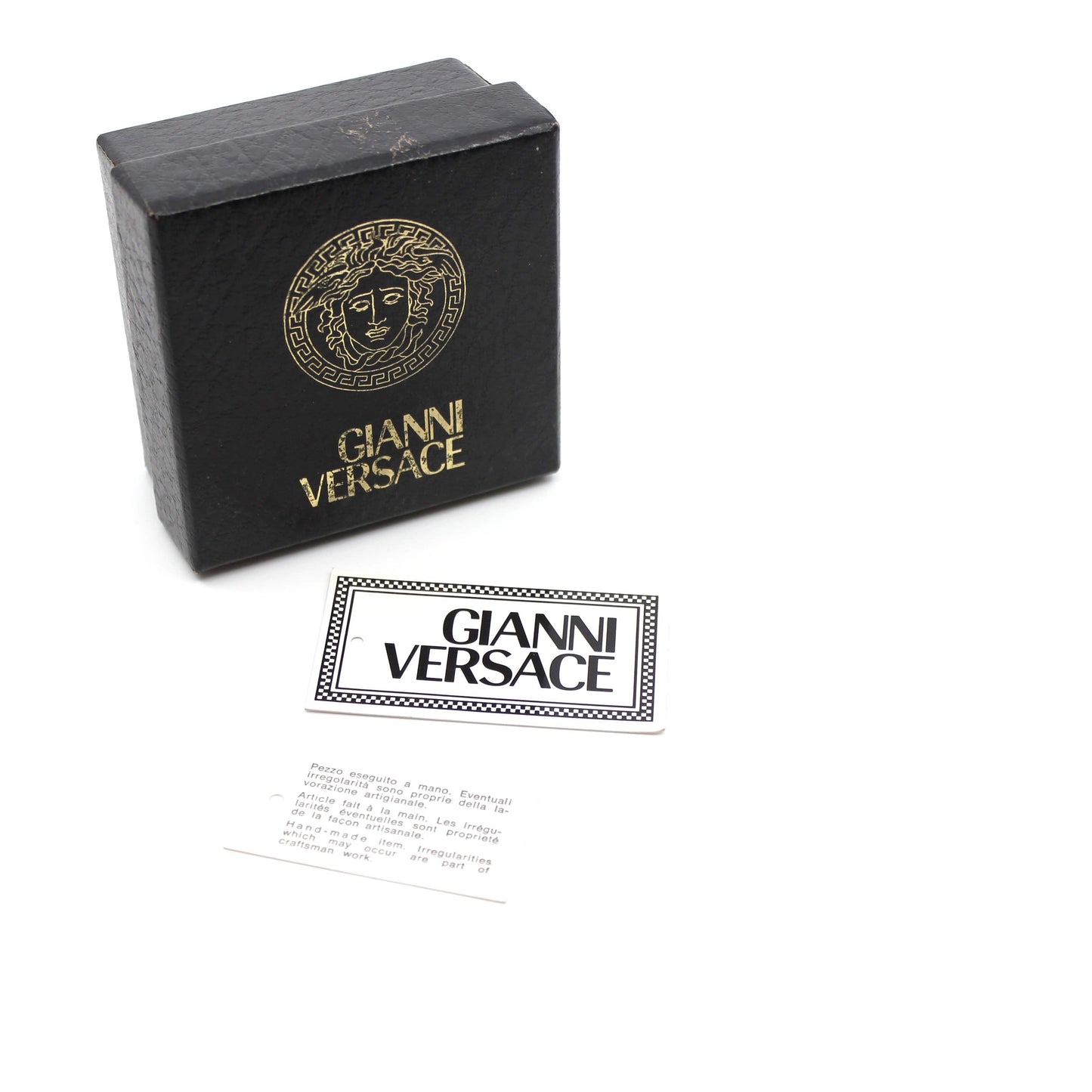 Silver Vintage Gianni Versace Mother of Pearl Medusa Head Bracelet RSTKD Vintage
