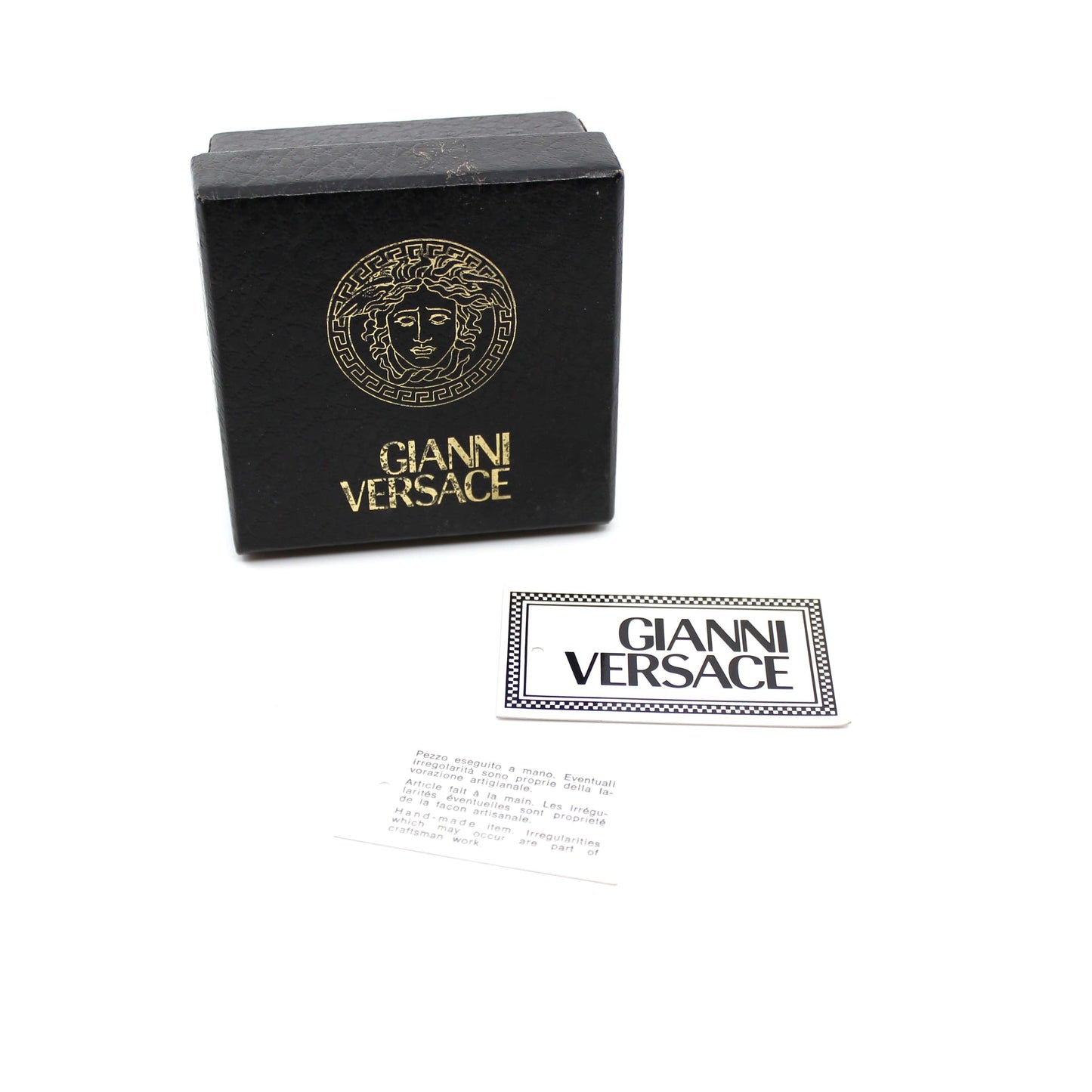 Silver Vintage Gianni Versace Mother of Pearl Medusa Head Bracelet RSTKD Vintage
