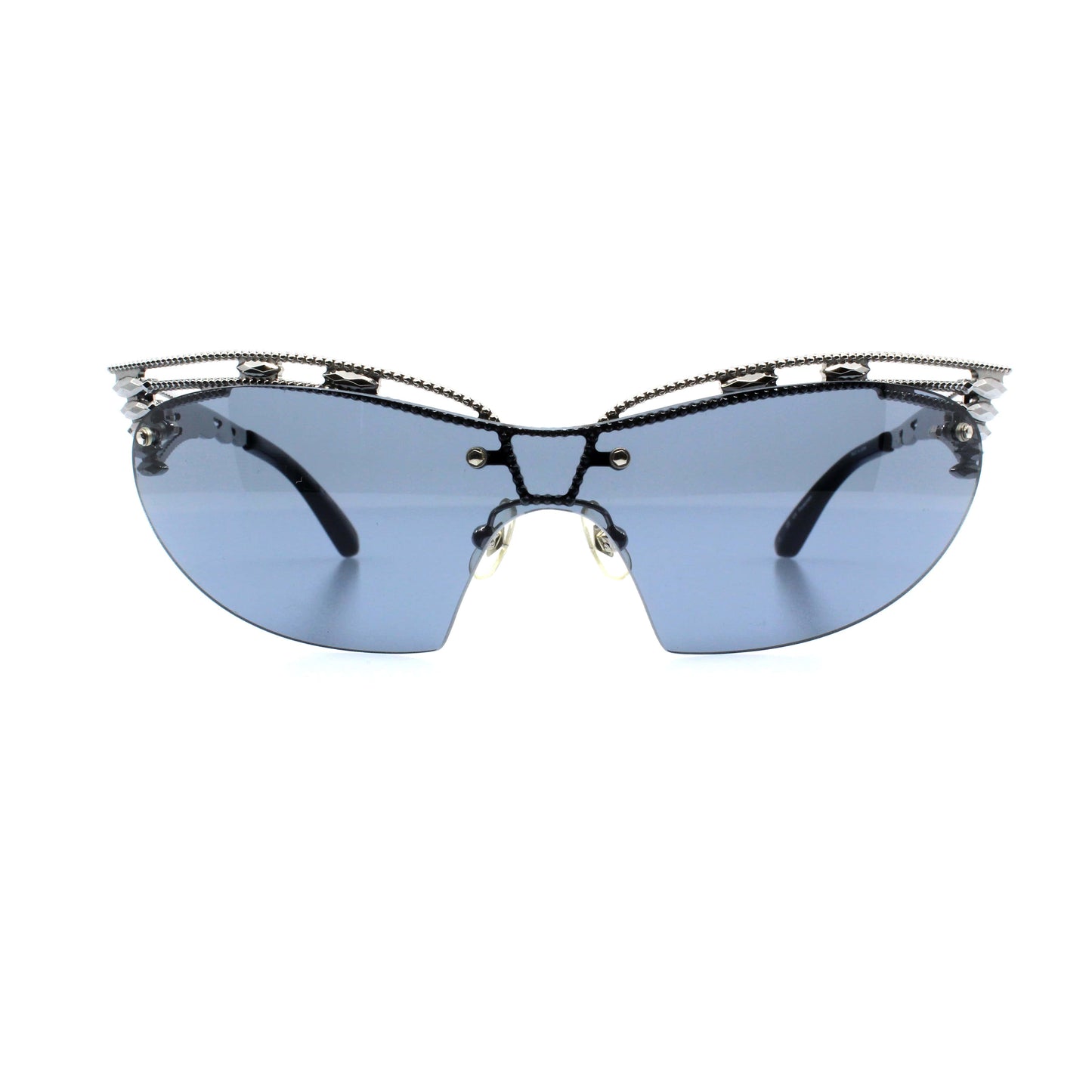 Silver Vintage Jean Paul Gaultier 56-0071 Sunglasses RSTKD Vintage