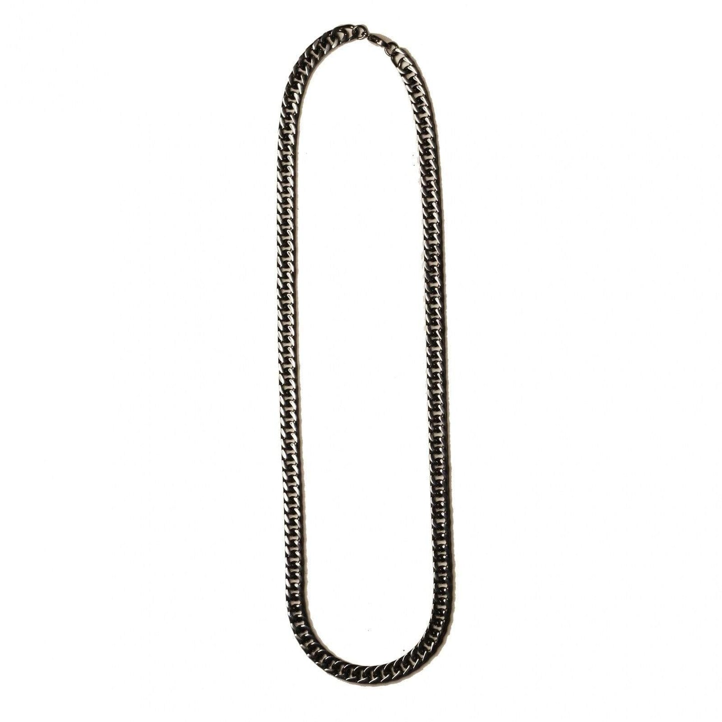 Small Silver Cuban Link Chain RSTKD Vintage
