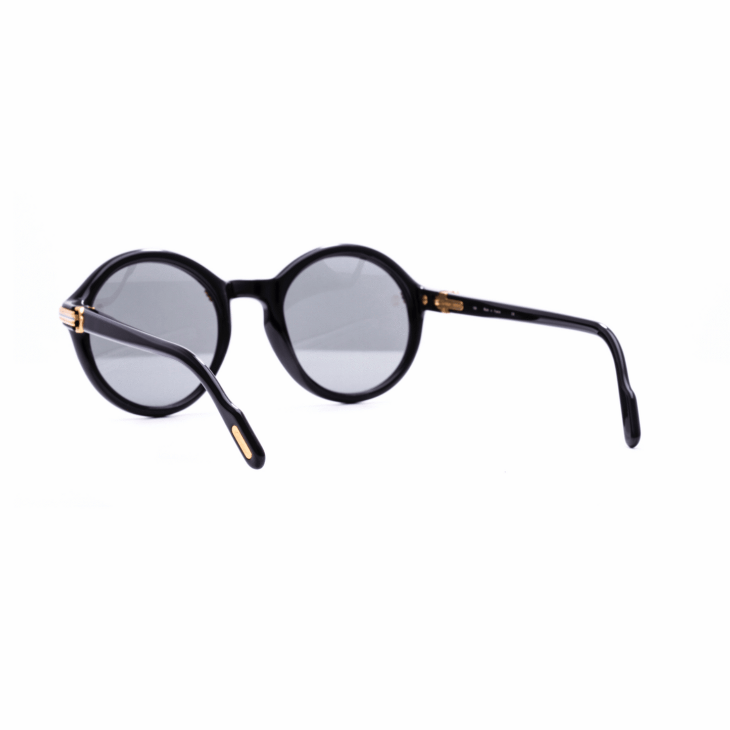 Vintage Cartier Cabriolet Black/ Gold Sunglasses RSTKD Vintage