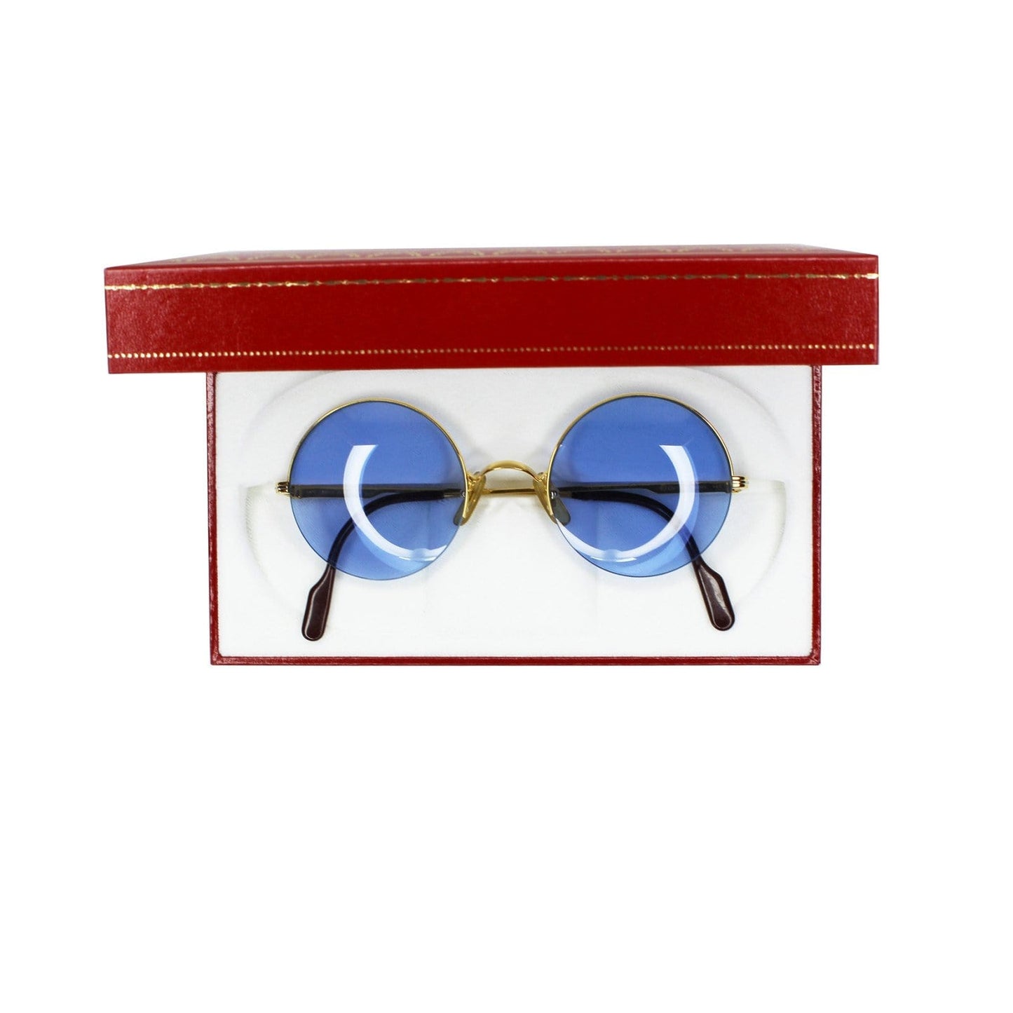 Vintage Cartier Mayfair Gold Sunglasses RSTKD Vintage