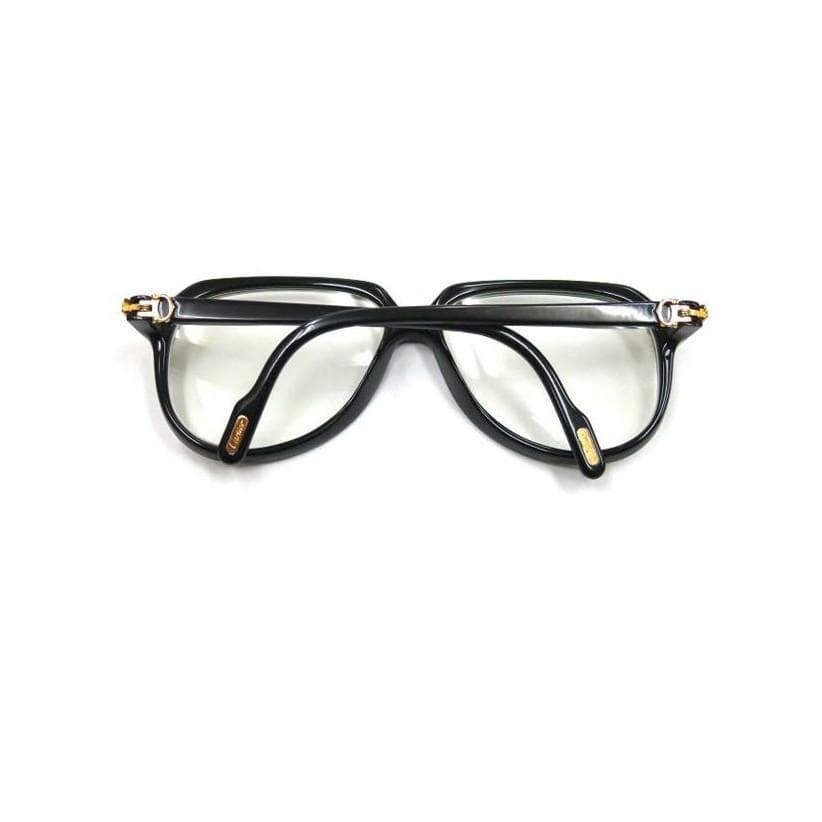 Vintage Cartier Vitesse Black/ Gold Sunglasses RSTKD Vintage