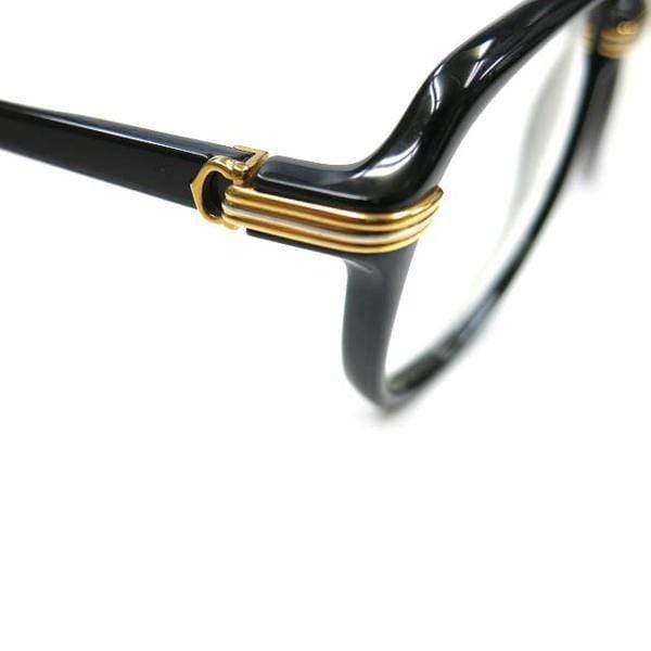 Vintage Cartier Vitesse Black/ Gold Sunglasses RSTKD Vintage