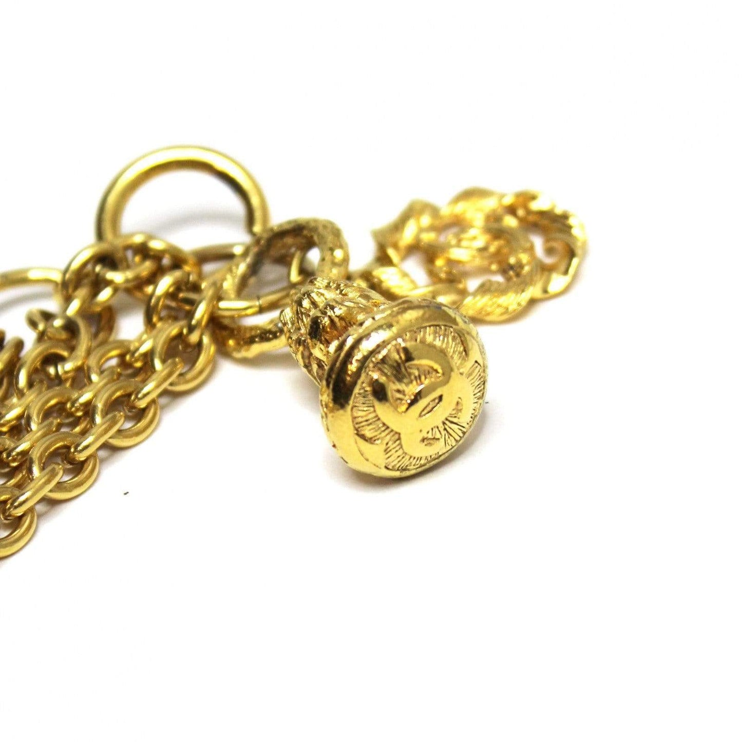 Vintage Chanel Triple Chain with Charms Chain RSTKD Vintage