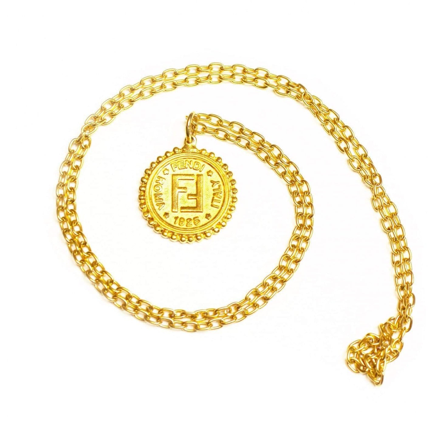 Vintage Fendi Coin Pendent Chain RSTKD Vintage