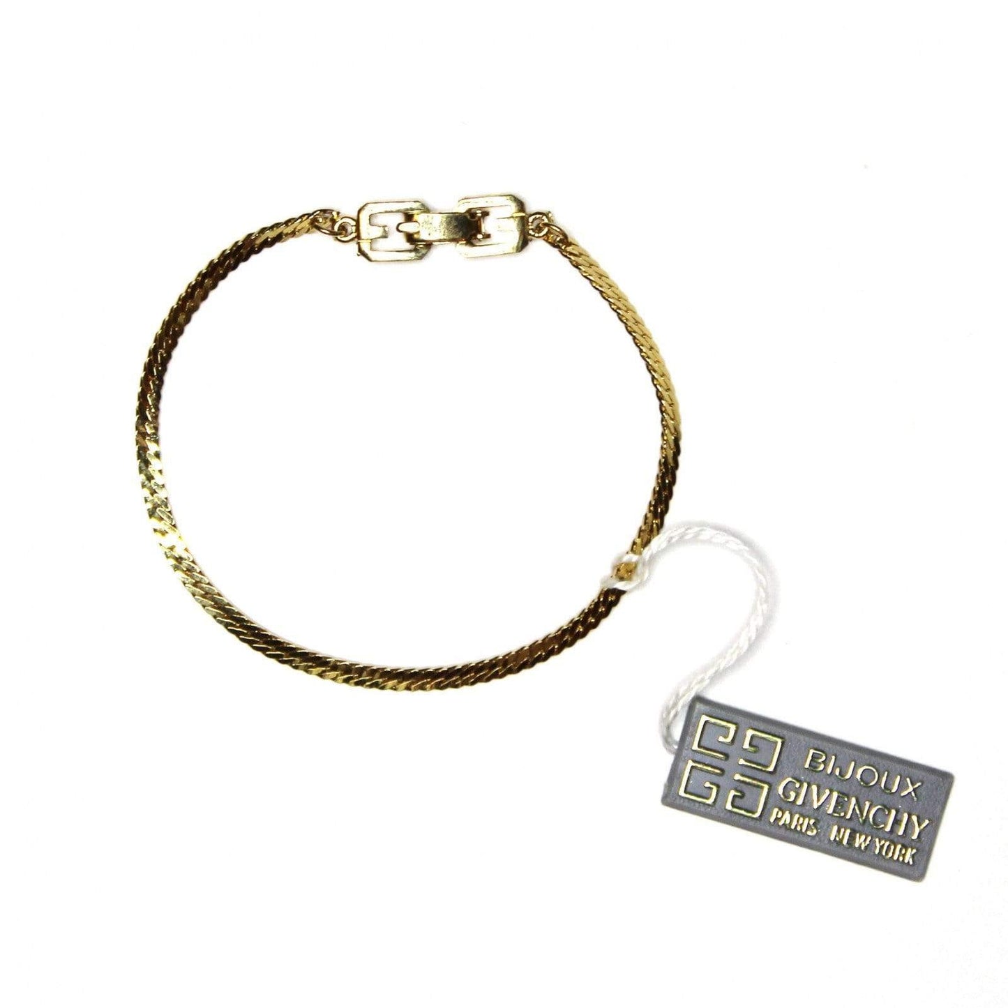 Vintage Givenchy Herringbone Chain Bracelet RSTKD Vintage