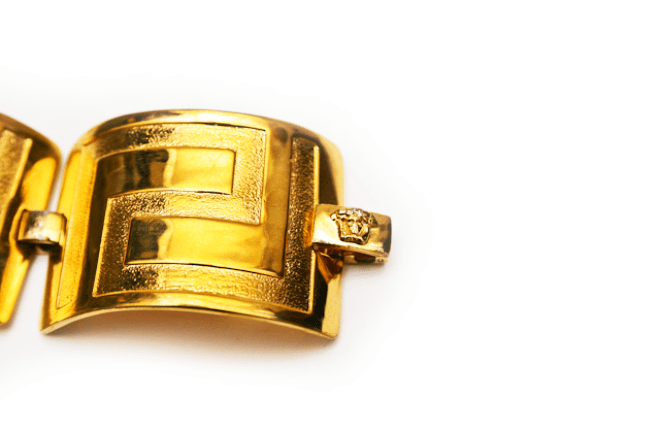 Vintage Versace Greek Key Bracelet RSTKD Vintage