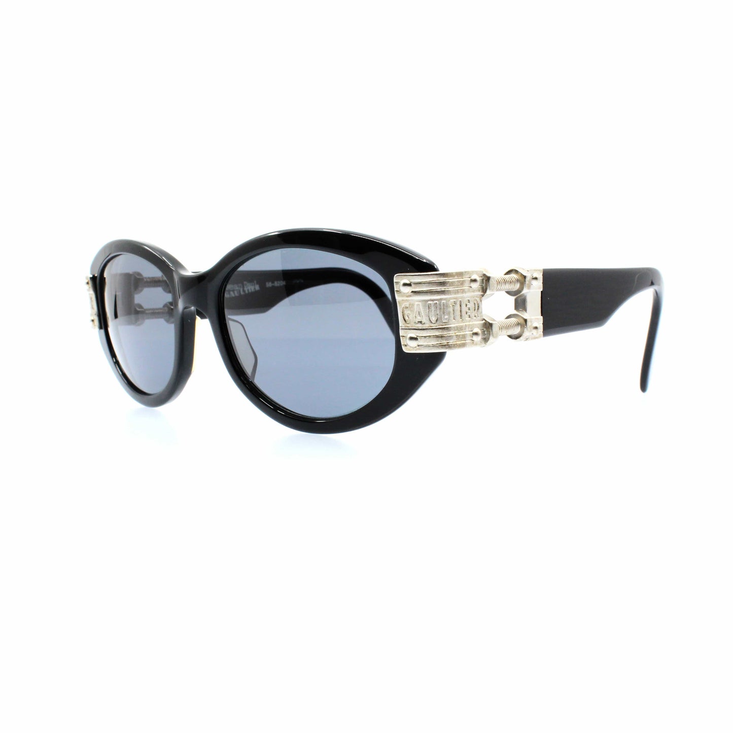 Black Vintage Jean Paul Gaultier 56-5204 Sunglasses RSTKD Vintage