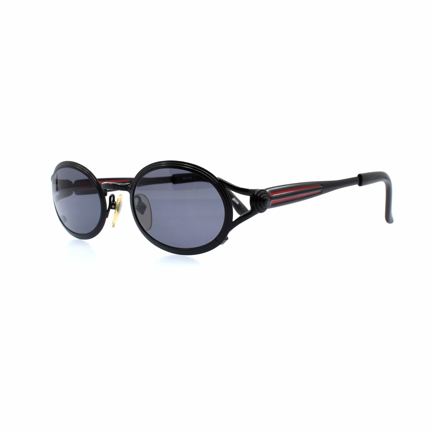 Black Vintage Jean Paul Gaultier 56-7114 Sunglasses RSTKD Vintage