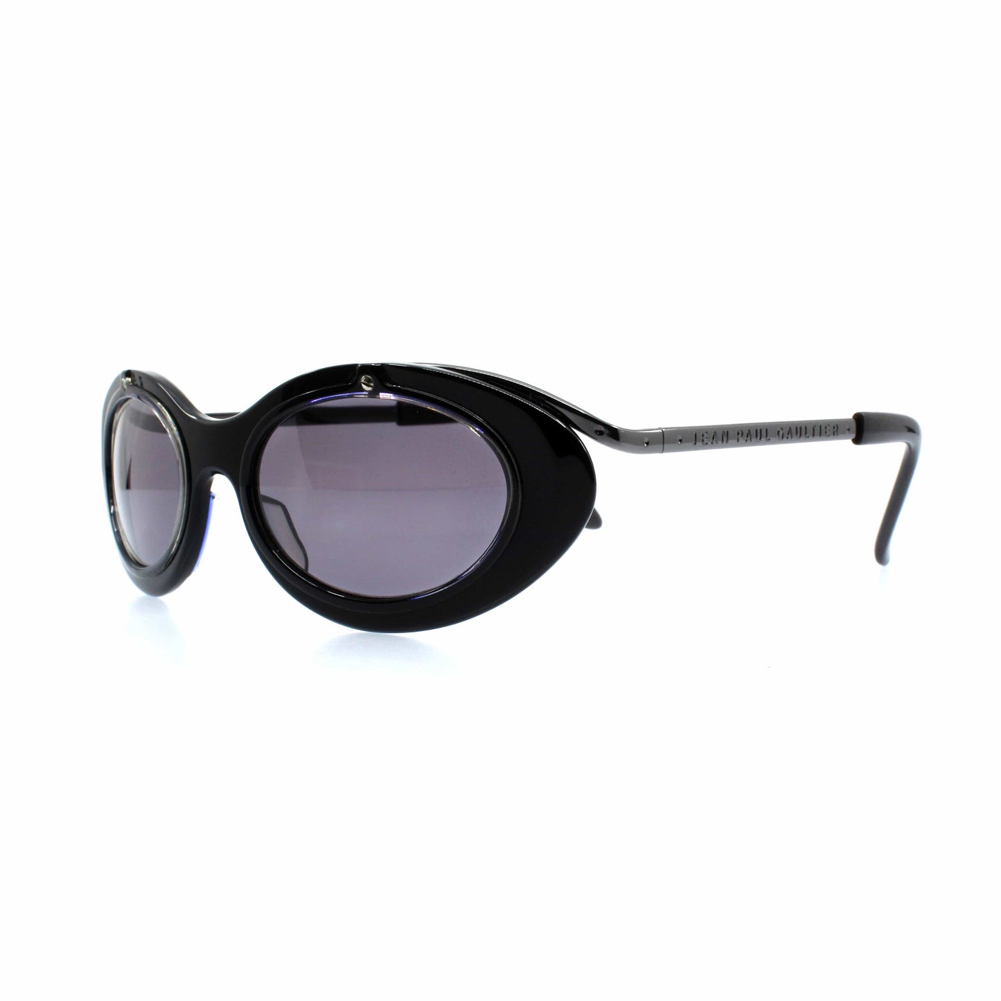 Black Vintage Jean Paul Gaultier 56-7201 Sunglasses RSTKD Vintage