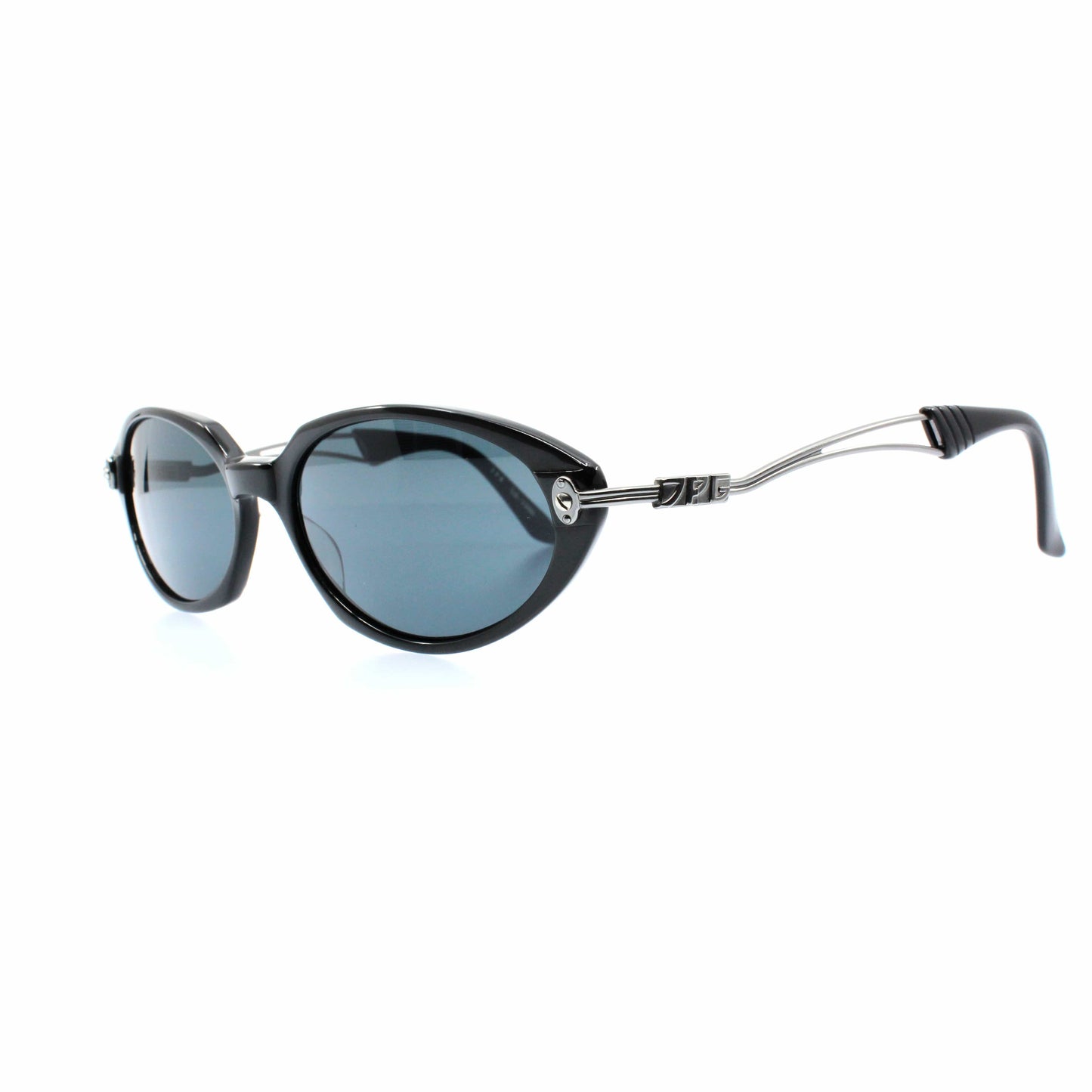 Black Vintage Jean Paul Gaultier 58-7201 Sunglasses RSTKD Vintage