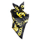 Black Vintage Silk Chanel Chains Scarf RSTKD Vintage