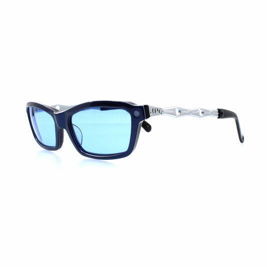 Blue Vintage Jean Paul Gaultier 58-8201 Sunglasses RSTKD Vintage