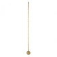 Double Sided Gold Givenchy Logo Coin Pendent Chain with Crystal Accents RSTKD Vintage