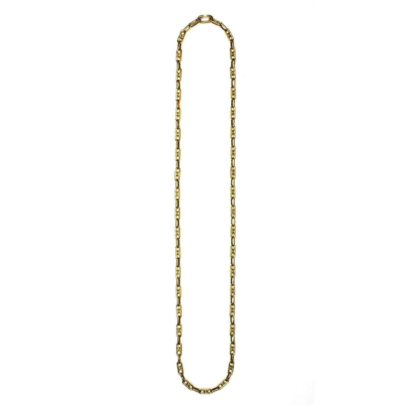 Gold Celine Bar Logo Chain RSTKD Vintage
