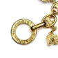 Gold Celine Logo Charm Toggle Clasp Bracelet RSTKD Vintage