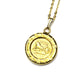 Gold Celine Paris Detailed Horse and Carriage Chain RSTKD Vintage