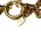 Gold Chanel Diamond Shape Necklace RSTKD Vintage