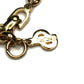 Gold Dior Necklace with Black Enamel and Crystal Accents RSTKD Vintage