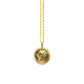 Gold Gianni Versace Double Sided Medusa Head Coin Pendent Chain RSTKD Vintage