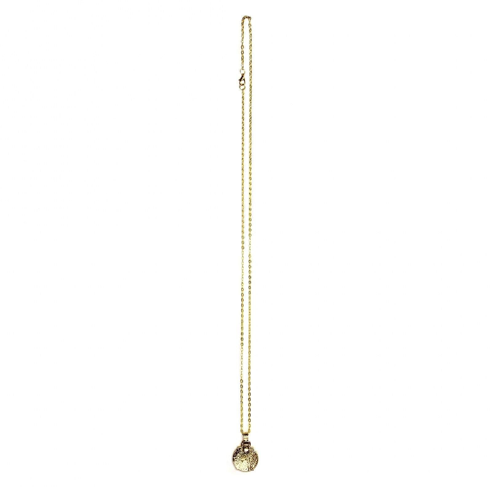 Gold Gianni Versace Large Upside Down Medusa Head Coin Chain with Greek Key Accents RSTKD Vintage