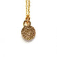 Gold Gianni Versace Small Medusa Head Coin Chain RSTKD Vintage