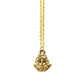 Gold Gianni Versace Upside Down Medusa Head Pendent Chain RSTKD Vintage