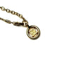 Gold Givenchy G Cube Braided Link Necklace with Crystal Accents RSTKD Vintage