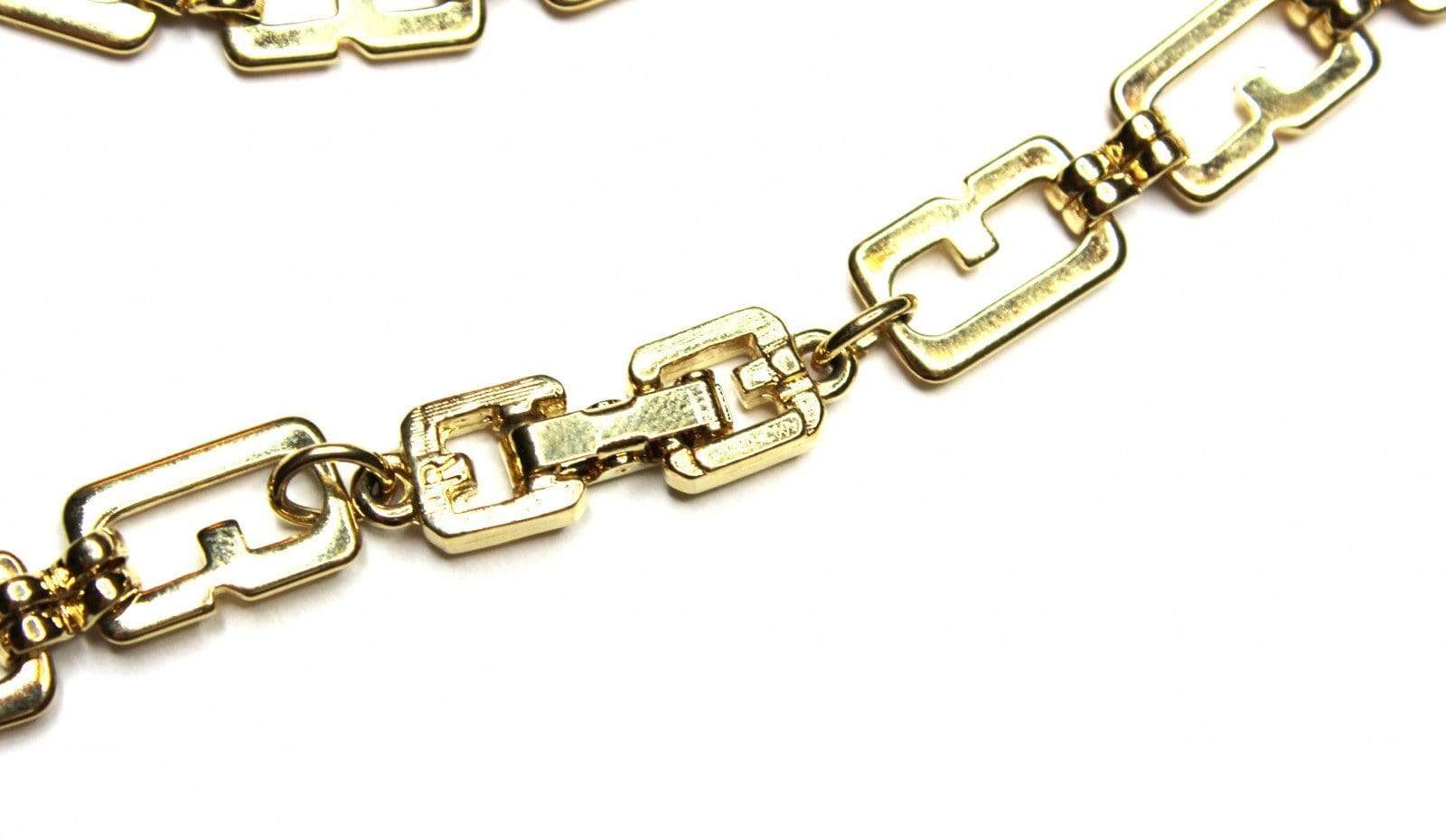 Gold Givenchy G Link Chain RSTKD Vintage