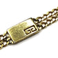 Gold Givenchy ID Tag Logo Bracelet RSTKD Vintage