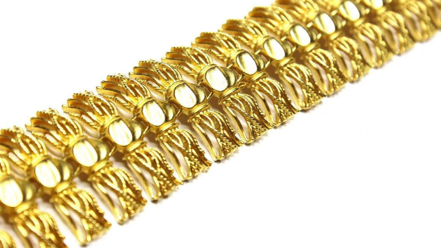 Gold Givenchy Tassel Bracelet RSTKD Vintage