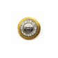 Gold/ Silver Gianni Versace Two Tone Medusa Head Pin with Crystal Accents RSTKD Vintage